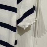 LuLaRoe  Kelly Top Navy Blue Stripe‎  2XL NWT Photo 2