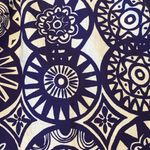 Marie Oliver  Tanya True Wrap Poplin Midi Skirt Iris Coin Blue White Sz XS Photo 3