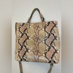 Madewell  NWT Women’s The ZiP Transport Crossbody Snake‎ Embossed Leather Edition Photo 4