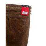 Well Worn Pants Womens Size 8 Brown Corduroy High Rise Skinny Soft Slim Photo 2