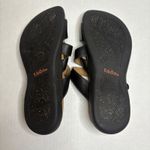 TAOS Leather Adjustable Strap Comfort Sandals Slides Women's Size 7 Black Photo 5
