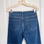 frame denim FRAME • Le High Straight jeans slim dark wash Dublin blue tomboy ankle crop Photo 14