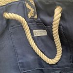 Summer & Rose Blue and Cream Patterned Tote Bag with Rope Accent Handles NWOT Photo 6