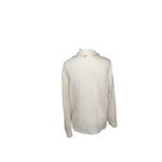 Lulus  Cream Sheer Button Front Collard Shirt Size Large. Womens Beach Resort Photo 2