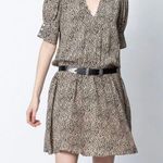 Zadig & Voltaire Russel Blouson Dress Leo Size Small Photo 0