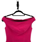 Black Halo  Claire Mini Dress Off‎ the Shoulder Fuchsia Pink Size 0 Photo 2