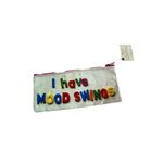 Blue Q I Have Mood Swings Zip Makeup Pencil Pouch NEW NWT Photo 3