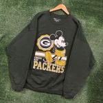 Disney x NFL Green Bay Packers Oversized Crewneck Sweater Size Extra Large Photo 2