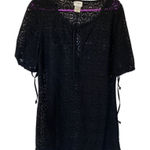 Jaclyn Smith  Black Lace Medium Swim Cover up Photo 0