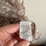 Cherish  Tan and Cream Cheetah Patterned Tank Top Size Small Photo 2