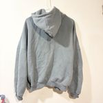 Comfrt Cloud Zip Heavyweight Hoodie Unisex Full Zip Sweatshirt Blue Size Large Photo 4