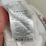 Anthropologie  Ett Twa‎ White And Red Embroidered Jadida Cropped Pant Photo 7