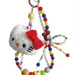 Hello Kitty Sanrio  Colorful Beaded Bag Charm Bag Chain Accessory Photo 0