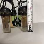 ALDO Stepka Statement Stiletto Heels Black Lime Green Women’s 6.5 Pointy Lace Up Photo 4