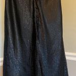 Nsr Black Satin Midi Skirt Photo 0