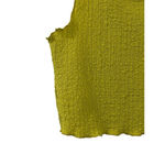 Love Nation Sleeveless Top Size Medium Cropped Tank Blouse Green Textured NWT Photo 2