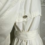 Laundry by Design Ivory Trench Coat | | Belted Double Breasted Jacket L Photo 12