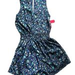 Evereve RAGA Floral Sapphire Blueprint Romper Size XS NWT Photo 2