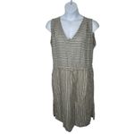 prAna  Ecotropics Stellar Stripe Organic Cotton Sleeveless Dress – Size Large Photo 2
