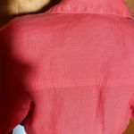 Athleta Playa Wrap Dress Red Linen Blend Short Sleeve Tie Waist NWT Sz 6 Resort Photo 4