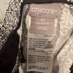Chico's Chico’s Black and White Patterned Pants Size 1 (Size 8) Photo 6