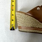 Etienne Aigner Brown Wedge Jute Espadrille Sandals Photo 8