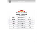 Rainbow Sandals Rainbow flip flop Sandals Size Small Photo 6