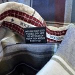 Vintage ‘90s Authentic Rockies Jeanswear Collared Long Sleeve Button Down Shirt Blue Photo 5