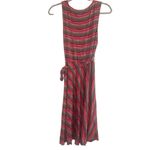 ✨BAILEY 44 EMILE MULTICOLOR STRIPES FAUX WRAP BELTED A-LINE MIDI SZ S DRESS✨ Photo 6