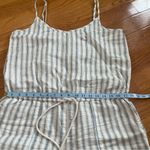 Lou & grey LOFT Linen striped shorts romper sleeveless womens size large Photo 4