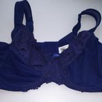 Curve Muse Navy Blue Lace Bra Size 46D Photo 1