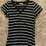Heart and Hips Black And White Striped Top Photo 0