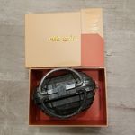 Cult Gaia 💕💕 Lillith Bag ~ Acrylic Mini Top Handle Bag Collapsible Gray Marble Photo 14