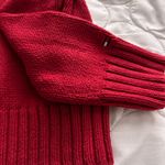 Tommy Hilfiger  Large Red V-Neck Sweater Photo 2