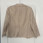 Akris Punto Wool Striped Blazer Hidden Closures Size 12 Photo 8