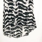 Guess Hi-Lo Boyfriend Tank Top Black White XS Photo 1