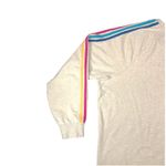 Torrid  Active Everyday Fleece Sweatshirt 2X Heather Oatmeal Stripe EUC Photo 3