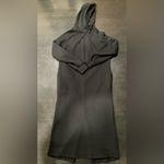 NWOT ANTHROPOLOGIE VELVET BY GRAHAM AND SPENCER BLACK SWEATSHIRT HOODIE DRESS Size XS Photo 3