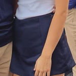 Glam  Navy Blue Skort Photo 0
