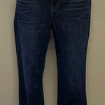 Lucky Brand  Brooke Boot Dark Wash 5-Pocket Button Zip Closure Blue Jeans-8/29 Photo 0