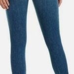Alice + Olivia  You Look Goof High Rise Dark Blue Distressed Jeans  Photo 1