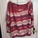 Torrid Off-Shoulder Sweatshirt Lightweight French Terry Tie Dye W-153 Plus Sz 2X Photo 4