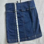 Free People Femme Corset Denim Jean Skirt Photo 3