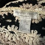 Vintage Crochet Knit Granny Boho Cardigan Sweater Size L Tan Size L Photo 3