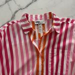 Tuckernuck Beach Roit Alexa tunic top striped orange pink beach cover up Sz L/XL Photo 5