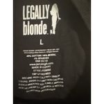 Legally Blonde Women's Tank Top Black & Pink Size Large Cotton/Spandex Slim Photo 3