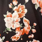 Black Pink Floral Print Lounge Pants Size XL Photo 2