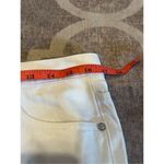 Obey  cuffed denim jean shorts size 29 in white Photo 6