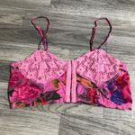 Pins & Needles Pink Floral Crochet Bandeau; medium Photo 0