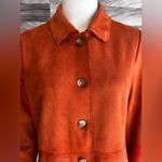 Tahari  Burnt Orange Trench Coat Photo 2